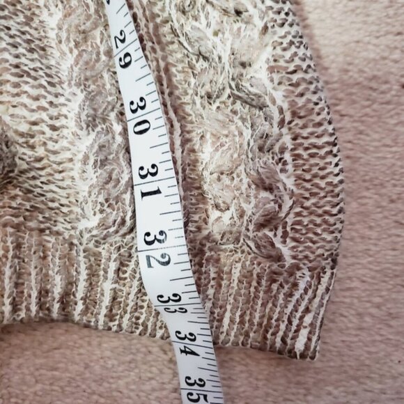 ABS Allen Schwartz Studded Chic Cable Knit Sweater Dress S - Picture 8 of 8